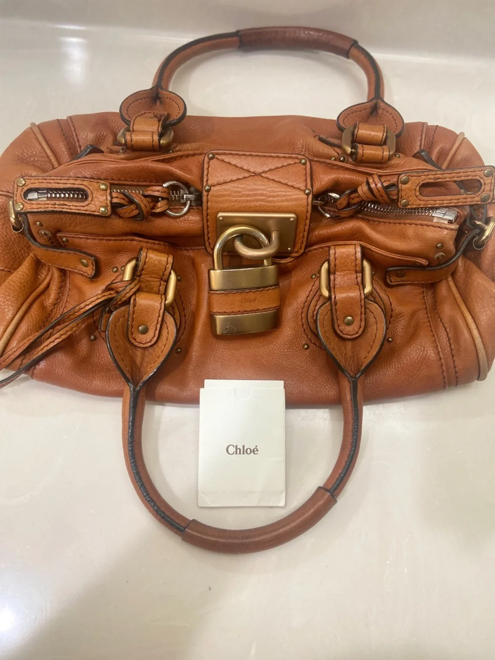 Chloé Paddington Satchel Bag- Vintage